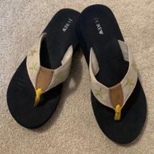 J Crew beach wedge sandals sz 7/8